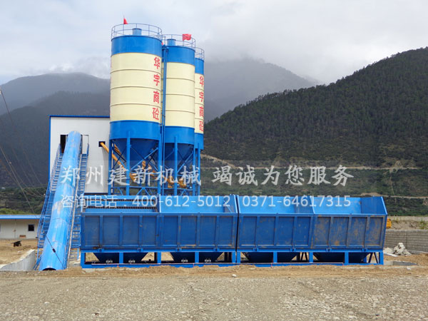 米林HZS120混凝土攪拌站